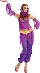 Amazon.com: disfraz de mi bella genio, bailarina árabe, para mujer, M,  Púrpura : Ropa, Zapatos y Joyería