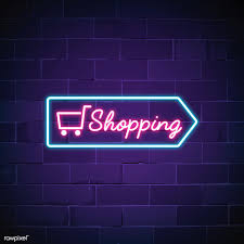 Shopping Cart Neon Sign Vector Free Image By Rawpixel Com Ningzk V Neon Signs Wallpaper Iphone Neon Neon Wallpaper