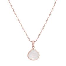 Azuni London Demeter Pendant Necklace In Moonstone And Rose Gold Be Sure To Check Out This Awesome Product This Is An Aff Necklace Pendant Necklace Pendant