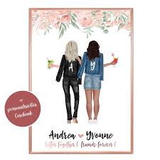 Geburtstag markiert, wie viele der großen geburtstagsjubiläen, einen wichtigen lebensabschnitt. Personalisiertes Poster Fur Beste Freundinnen Oder Die Schwester