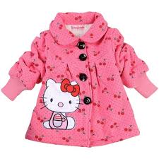 Girls Hello Kitty Pink Winter Coat Size 18m 6yrs Girls