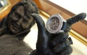 Life-size Bronze Statue Elvis Jacob Co Editorial Stock Photo