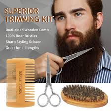 Amazon.com : Maple Flora Beard Care Kit Gifts Set W/Beard Conditioner,2  Packs Beard Oil,Beard Wash,Brush,Comb,Scissors,Bag,E-Book,Present Birthday  ...