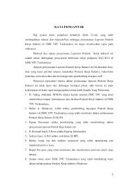 Contoh Kata Pengantar Laporan Kerja Praktek Contoh Resource