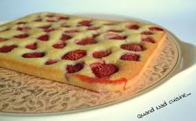 Financier Geant Aux Fraises Quand Nad Cuisine Desserts Printemps Alimentation Petit Gateau Individuel