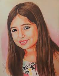 Finished a commission watercolor. Such a sweet face....🥰