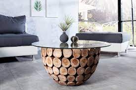Couchtische im modernen design quadratisch oder rund aus massivholz oder glas ihren couchtisch gleich online bei höffner bestellen. Teakholz Couchtisch Mit Glasplatte Riess Ambiente De