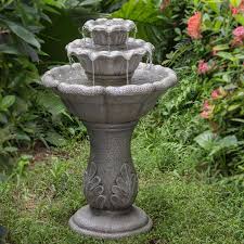 This garden waterfall fountain kit includes everything necessary to install a pondless waterfall and make it a focal point of. Outdoor Fountains Walmart Com