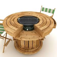 Moderne Gartengestaltung Mit Einem Tisch Gasgrill Archzine Net Into The Woods Diy Design Grilltisch