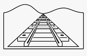 All aboard the 222 for a train ride around the color mountain. Free Png Download Train Tracks Coloring Pages Png Images Railway Track For Colouring Transparent Png Kindpng