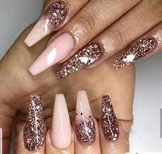 Pin By Yessenia Santander On Nails Sparkly Acrylic Nails Long Acrylic Nails Nails