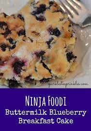 Ninja Foodi Buttermilk Blueberry Breakfast Cake Recipe Blueberry Breakfast Cake Breakfast Cake Breakfast Cake Recipes