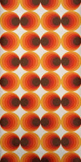 Wallpapers in wood or stone looks provide this effect beautifully. Love This Wallpaper Original 70s Retro Wallpaper With Bubble Design Vintage Wallpapers Retro Wallpaper Wallpapers Vintage Retro Prints