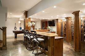 Beautiful Homes Of Instagram Canada Home Bunch Interior Design Ideas Basement Bar Designs Bars For Home Basement Bar
