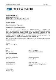 It provided financial services to the public sector and also provided financing for larger infrastructure projects. Depfa Bank Plc Depfa Acs Bank Depfa Deutsche