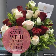 If you send someone a single rose you are sending a message of love. Say It With Flowers Flower Chimp Bubblynotes Malaysia Parenting Lifestyle Blog