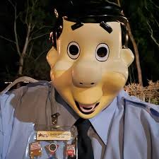 Vintage the Flintstones Dino Halloween Mask Hanna Barbera Child Size