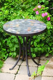 Outdoor Mosaic Side Table Mosaic Accent Table Outdoor End Tables Accent Table Decor
