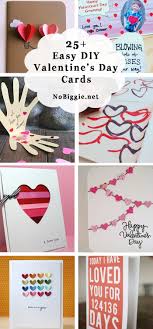 Handmade valentines day card ideas! 25 Easy Diy Valentine S Day Cards Nobiggie