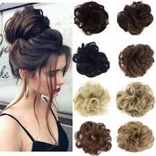 Women Curly Messy Bun Hair Piece Scrunchie Updo Cover Hair Extensions Uk Sale Mg Bun Hair Piece Synthetic Curly Hair Scrunchie Hairstyles