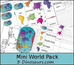 Maps Globes Activities With A Free Mini World Pack Homeschool Preschool Geography Free Geography For Kids Teaching Geography Kindergarten Social Studies