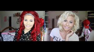 Next, you add the red color of your choice. How To Red To Blonde Youtube