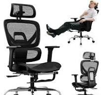Amazon.com: Synorla Ergonomic Office Chair with Footrest ...