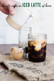 How To Make An Iced Latte At Home Recipe Video Smells Like Home