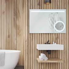 High quality led strips modern led lighted bathroom mirror with 6400k cold white high quality led strip to provide a comfortable visual light experience. Orren Ellis Pringle Led Bathroom Mirror Wayfair