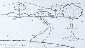 Como Desenhar Paisagem Risco De Paisagem Para Pintar Youtube