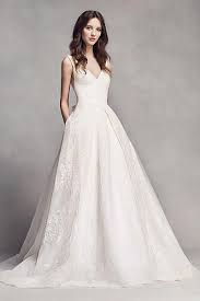 Wedding Dresses Bridal Gowns David S Bridal V Neck Bow Wedding Dress Davids Bridal Wedding Dresses Wedding Dress Styles