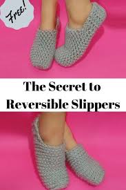 Crochet slippers socks free pattern. Quick And Easy Crochet Slippers Reversible Shoes Littlejohn S Yarn