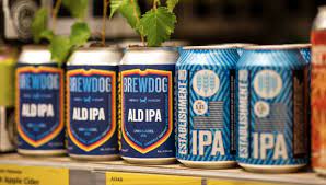 Non content de commercialiser la célèbre punk ipa de brewdog, aldi s'est inspiré du design de la marque réponse du berger à la bergère : Brewdog Launches Fake Aldi Ipa After Twitter Spat With Supermarket Brauwelt International