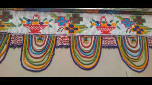 Khatli Work Moti Toran New Design Dal Moti Toran New Design Pearl Garland To Hang On The Door Youtube Ide Kerajinan