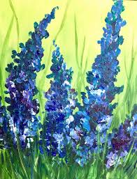 Purple combines the calm stability of blue and the fierce energy of red. Blue And Purple Flower Art Kit Jln Studio