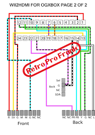 Xbox 360 power brick wiring diagram wiring schematic. Schematic Wiring Diagram Wii2hdmi For Og Original Xbox Originalxbox