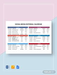 Maybe you would like to learn more about one of these? Free 19 Social Media Calendar Templates In Google Docs Ms Word Apple Pages Pdf