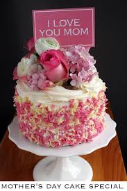 Love the simplicity of this cake! Collections Of Birthday Cake For Mom Ideas