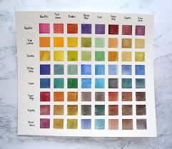 watercolor week you need a color mixing chart altenew