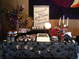 Nightmare Before Christmas Dessert Table Baby Shower Christmas Baby Shower Halloween Baby Shower Baby Shower Dessert Table