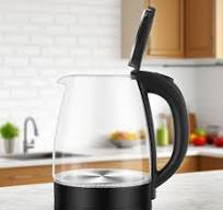 OEM Factory Wholesale Customized High Borosilicate Glass Kettle Pot Water  Heater Electric Glass Kettle