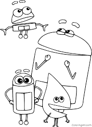 Storybots are amazing little creatures. Storybots Coloring Pages Coloringall