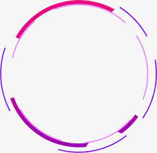 Digital Purple Circle Frame Logo Graphic Design Background Templates Page Borders Design