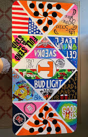 Beer Pong Table In 2020 Beer Pong Table Painted Beer Pong Table Diy Diy Beer Pong Table