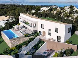 Reihe zum strand mit meerblick. Ultramoderne Villa Mit Traumhaftem Meerblick Zu Kaufen Bonaire