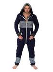 Footie Pajamas for Men- Adult Footed Pajamas and Union Suits