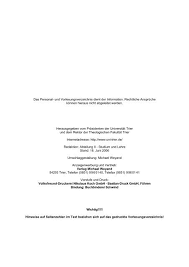 Bahnhofsplatz 5, trier, 54292, germany. Das Personal Und Vorlesungsverzeichnis Dient Universitat Trier