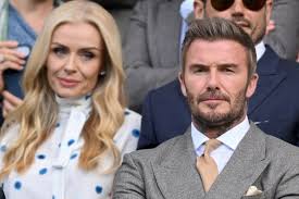 David Beckham fronts Wimbledon while controversial woman from his past sits directly behind