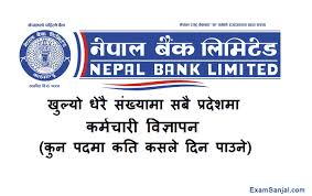 What is job application letter ? Nepal Bank Limited Job Vacancy Notice Published Nbl Vacancy 2077 Exam Sanjal