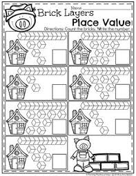 Kids place value learning activities online with fun. 3 Little Pigs Place Value Worksheets In 2021 Kindergarten Math Activities Place Value Worksheets Kids Math Worksheets